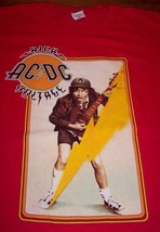 VINTAGE STYLE ACDC HIGH VOLTAGE ANGUS YOUNG T-Shirt MEDIUM NEW - £15.57 GBP