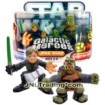 Year 2004 Star Wars Galactic Heroes Figure - Luke Skywalker And Gamorr EAN Guard - £26.29 GBP