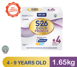 1 x S-26 GOLD PROMISE Formulated Milk Powder Step 4 (Fast Learning) 1.65kg - $125.90