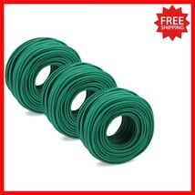 Weather-Resistant 88 Feet Plant Ties - 3Pcs Sturdy, Bendable Wire Suppor... - $622.12 MXN