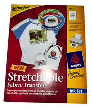 Avery 8.5 x 11 Stretchable Fabric Transfers for Injet Printers, 5 Sheets... - £10.11 GBP
