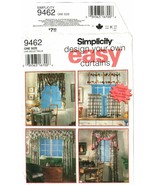 Simplicity 9462 Design Your Own Easy Curtains Drapes Window Treatments U... - $11.47