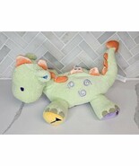 RARE Carters Kids II 2003 Musical Instrument Toy Green Dinosaur Baby Lov... - $29.65