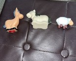 Lot Of 3 Toy Animals Could Be Used For Nativity Scene  - $4.95