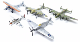 Corgi Mosquito P51 Mustang Lancaster Trimotor Diecast Metal Aircraft Lot - £10.56 GBP