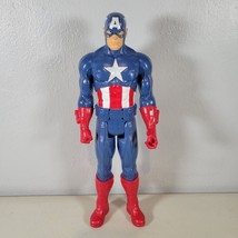 Captain America Action Figure Marvel Avengers Titan Hero Series 12&quot; 2013 - £8.87 GBP