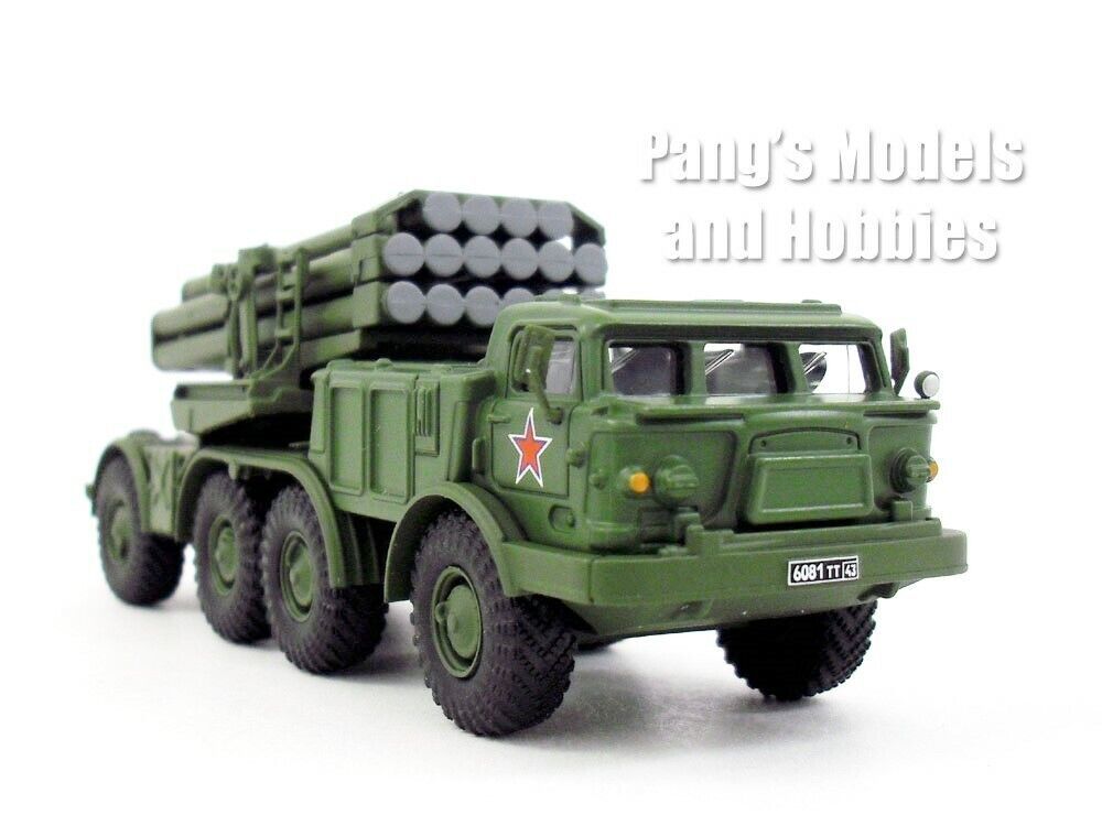 Soviet BM-27 Uragan-Hurricane Multiple Rocket Launcher 1/72 Scale Diecas... - $24.74