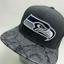Men's New Era Cap NFL Seattle Seahawks Charcoal Grey Designed 9FIFTY Snapback  - $59.00