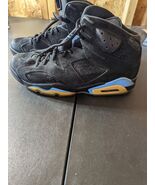 Nike Air Jordan 6 Retro Mens Size 10.5 Blue Athletic Shoes Sneakers 3846... - $65.33