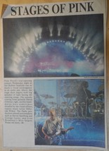 PINK FLOYD Newspaper Clippings Miami Opening Ads Toronto Star Division Bell - £15.73 GBP