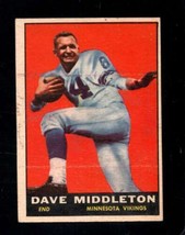 1961 Topps #81 Dave Middleton Vgex Vikings (Wax) *X98311 - £4.26 GBP