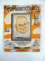 Paper Magnetic Charley Vintage Antique Change Character w/Wand Made In J... - $19.30