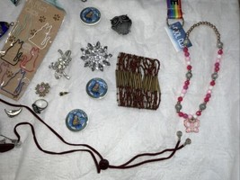 Junk Drawer Lot Misc Old Jewelry Stuff Lot For Crafts Or Resell Repair Etc - $39.59