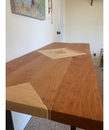 Modern Woodtop Desk. Executive Conference Table. Computer Desks. Industrial - $17,693.42 MXN