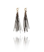 Powder coated &quot;wheat&quot; Earrings - $138.74 CAD