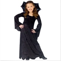 NEW Sparkling Spiderella Girl Halloween Costume Size Large 12-14 Black D... - £11.97 GBP