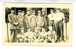 Group of Men and Boy Laborers Real Photo Postcard - $17.87