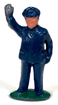 Die Cast Metal Man in Blue - Policeman Cop Officer - Vintage - 3.25&quot; - £16.26 GBP