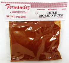 Red Chile Medium Hot Powder Spice 2 oz Mexican Expires 1/27  Fernandez C... - $12.86