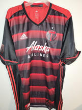 Adidas Authentic Mls Portland Timbers Team Jersey Red Size 2XL - £38.91 GBP
