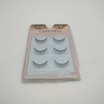 CARETHYS False eyelashes Natural Look 3D Soft Strip Fake Eyelashes 3 Pairs - £8.62 GBP