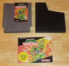 Nintendo NES Teenage Mutant Ninja Turtles 2 Arcade Video Game + Manual, ... - £19.53 GBP