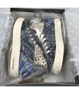 Sun + Stone Mens Bandana Patchwork High Top Sneakers Navy Size 9.5 MSRP $70 - £29.99 GBP