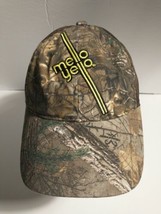 Mellow Yellow Realtree Camo StrapBack Mesh Ball Cap Hat  Adjustable - £7.88 GBP