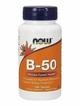 Now - B-50 100 Tablets - $17.80