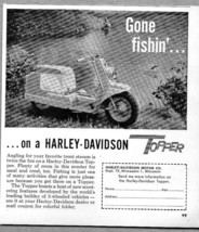 1960 Print Ad Harley-Davidson Topper Motor Scooter Milwaukee,WI - £8.69 GBP