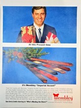 Jerry Lewis Comedian Wembley Ties Imperial Accent-1963 Vintage Print Ad - $9.65