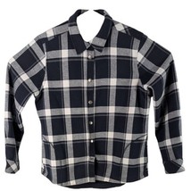 Orvis Womens Shacket Fleece Lined Flannel Plaid Snap Up Shirt Jacket Siz... - $49.50
