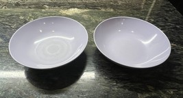 VINTAGE RETRO MELMAC ROYALON Set of 2 Cereal-Soup Bowls *312* Lavender P... - $147.77 MXN