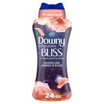  2 Pks 24oz/pack Downy Infusions In-Wash Amber &amp; Rose Scented Booster Beads - £62.60 GBP