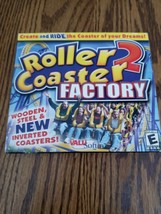 Roller Coaster Factory 2 Game by ValuSoft 2002 CD-ROM For PC Windows - $15.89