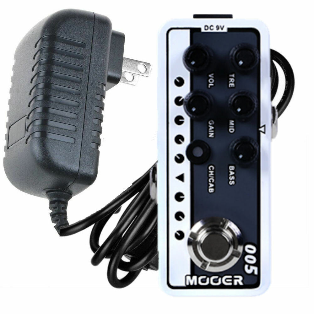 Primary image for Mooer Micro Preamp 005 Brown Sound 3 Guitar Pedal Based on 5150 + 9v dc 1A power