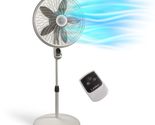 Lasko Cyclone Pedestal Fan, Adjustable Height, Remote Control, Timer, 3 ... - £73.81 GBP