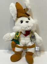 Rare Vintage Toy Network Plush and Vinyl Easter Sheriff Bunny with Hat 14 inches - $31.41