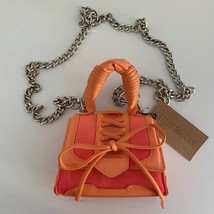 STEVE MADDEN ORANGE Bdorra Crossbody Purse Chain Strap Flap Top Handle M... - £29.42 GBP