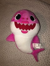 Pinkfong Singing Baby Shark Pink Mommy Shark 10&quot; Plush Stuffed Animal - £7.11 GBP