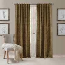 Antonia Valance, 52 By 95-Inch Valance Curtain Addition For The, Antique Gold - £43.37 GBP