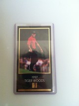 1997 98 Tiger Woods Gsv Gold Foil Rookie Card - £399.77 GBP