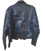 Xelement Motorcycle Jacket Multi-Pocket zippered Black Leather  Size xl - $70.57 CAD