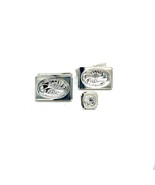 Georg Jensen Estate Mens Cufflinks Set TiePin Without Back of TiePin Sil... - €295,78 EUR