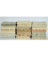 10 Fat Quarters - Light Colors Only Civil War 1800&#39;S Cotton Fabric Fqs M... - £58.50 GBP