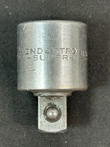 RARE Indestro Super Socket # 492 Adapter 1/2&quot; to 3/8&quot; - $122.41 MXN