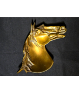 Vintage Solid Brass 8&quot; Horse Head Dish - Display Piece - Wall Art - Trin... - $20.33 CAD