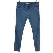 Free People Womens Blue Mid-Wash Low-Rise Skinny Corduroy Jeans Size 27 - £9.35 GBP