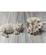 Stone Critters Pigs Made In USA READ AND SEE PHOTOS - $12.73