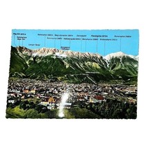 Innsbruck Towards the North Austria Mountains City Postcard 1089 Unposte... - $4.00